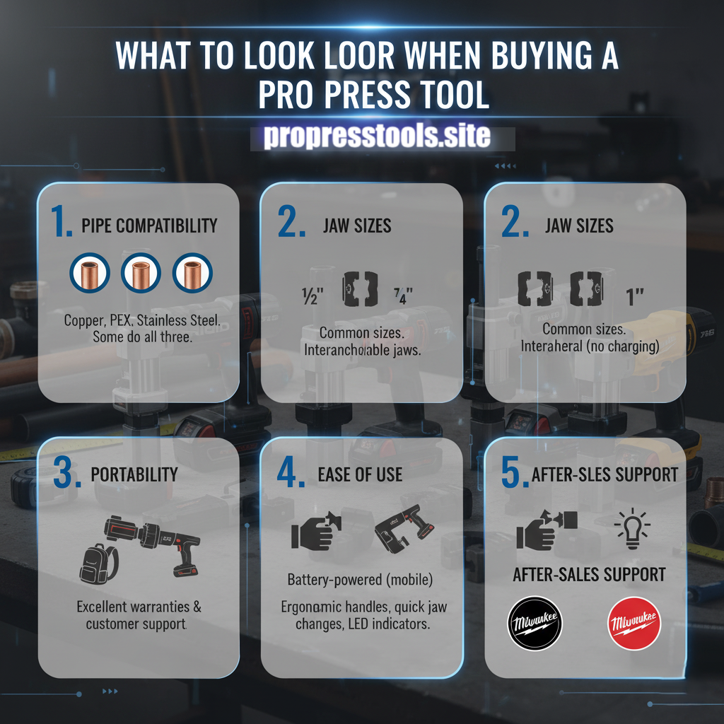 What to Look for When Buying a Pro Press Tool