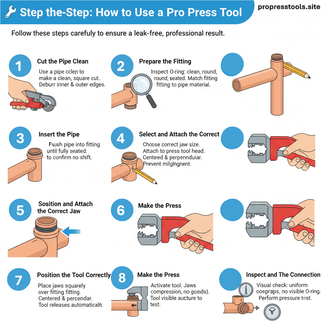 Step-by-Step: How to Use a Pro Press Tool