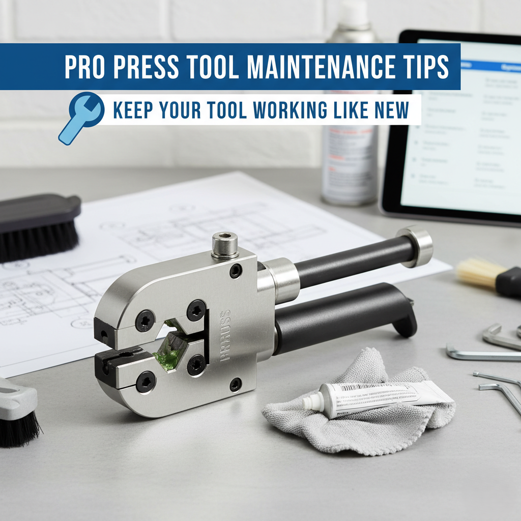 Pro Press Tool Maintenance Tips - Keep Your Tool Working Like New